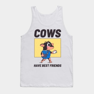 Cows have Best Friends Animal Facts Tank Top